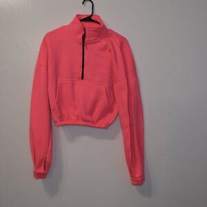 Crop 3/4 zip